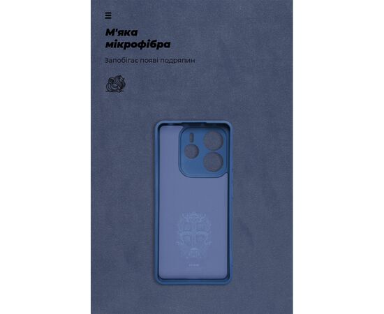 Чехол для мобильного телефона Armorstandart ICON Xiaomi Redmi Note 14 5G Camera cover Dark Blue (ARM79820), изображение 4
