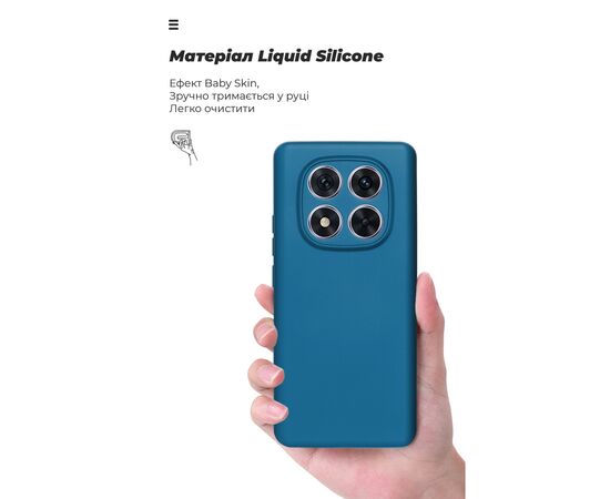 Чехол для мобильного телефона Armorstandart ICON Xiaomi Redmi Note 14 Pro 4G Camera cover Dark Blue (ARM79824), изображение 7 Чехол для мобильного телефона Armorstandart ICON Xiaomi Redmi Note 14 Pro 4G Camera cover Dark Blue (ARM79824), изображение 7