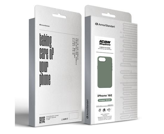 Чехол для мобильного телефона Armorstandart ICON2 MagSafe Apple iPhone 16e Copper Green (ARM83971), изображение 3