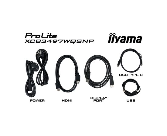 Монітор iiyama XCB3497WQSNP-B1, зображення 12 Монітор iiyama XCB3497WQSNP-B1, зображення 12