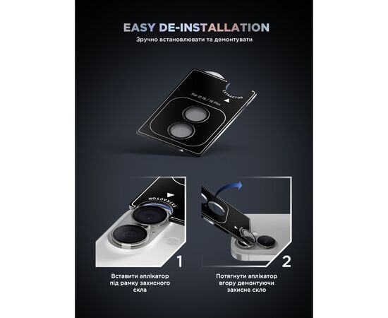 Скло захисне Armorstandart for Camera Supreme BI iPhone 16e Clear (ARM84427), зображення 11 Скло захисне Armorstandart for Camera Supreme BI iPhone 16e Clear (ARM84427), зображення 11