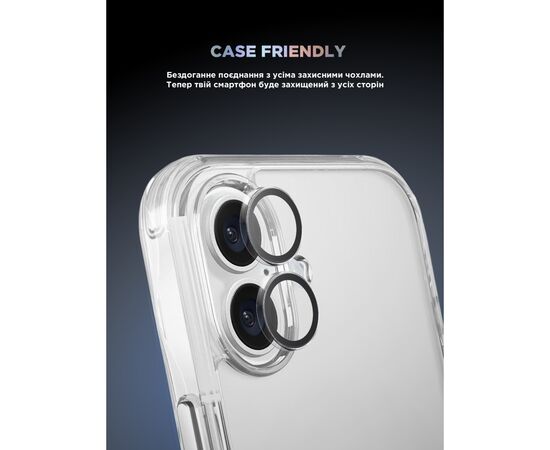 Скло захисне Armorstandart for Camera Supreme BI iPhone 16e Clear (ARM84427), зображення 6 Скло захисне Armorstandart for Camera Supreme BI iPhone 16e Clear (ARM84427), зображення 6