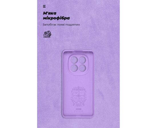 Чехол для мобильного телефона Armorstandart ICON Xiaomi Redmi Note 14 Pro 4G Camera cover Purple (ARM85811), изображение 4