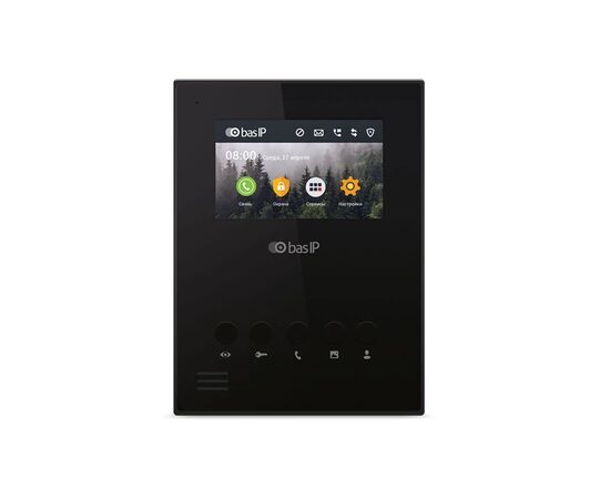 Видеодомофон Bas-IP AU-04LA black