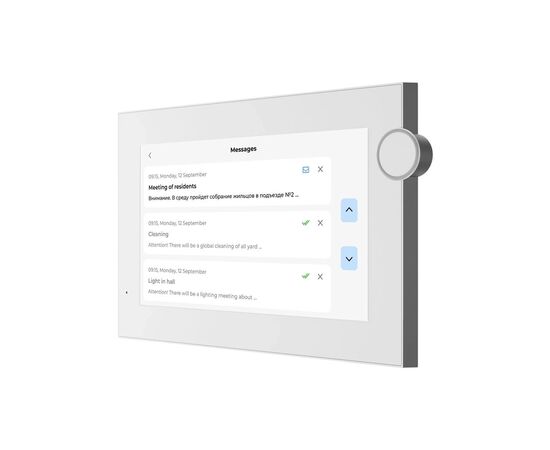 Відеодомофон Bas-IP AZ-07LL Linux white, зображення 3 Відеодомофон Bas-IP AZ-07LL Linux white, зображення 3