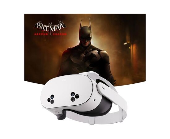 Очки виртуальной реальности Oculus Meta Quest 3S 128GB + (Batman, ArkhamShadow) VR Headset (MET-899-00579-01-W), изображение 2 Очки виртуальной реальности Oculus Meta Quest 3S 128GB + (Batman, ArkhamShadow) VR Headset (MET-899-00579-01-W), изображение 2