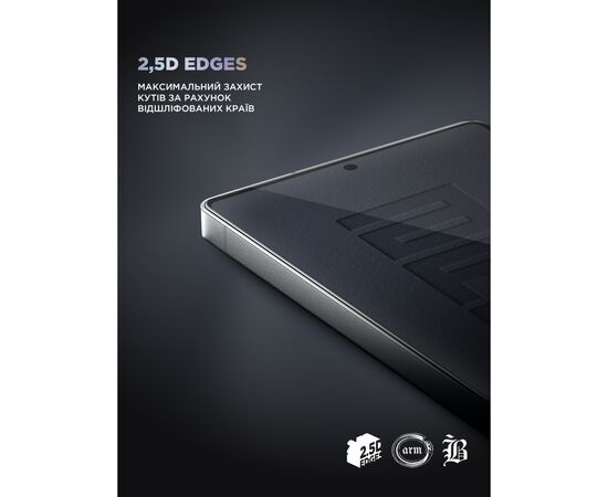 Стекло защитное Armorstandart Supreme Plus Black Icon Samsung S25 (ARM85453), изображение 8 Стекло защитное Armorstandart Supreme Plus Black Icon Samsung S25 (ARM85453), изображение 8
