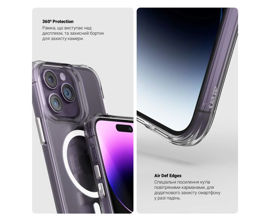 Чохол до мобільного телефона Armorstandart Clear Magsafe Apple iPhone 16e Transparent (ARM83849), зображення 3