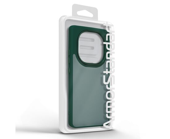 Чохол до мобільного телефона Armorstandart Frame Xiaomi Redmi Note 14 Pro 5G / Poco X7 Dark Green (ARM82403), зображення 3