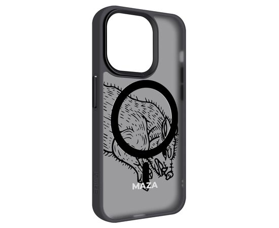 Чехол для мобильного телефона Armorstandart Uniq Magsafe Apple iPhone 15 Pro Maza Boar 2 Black (ARM76327)