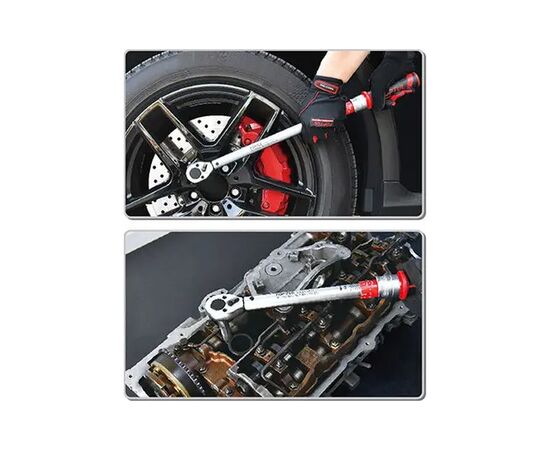 Ключ Toptul динамометричний 3/8"x375мм 20-110Nm (ANBV1211), зображення 3 Ключ Toptul динамометричний 3/8"x375мм 20-110Nm (ANBV1211), зображення 3