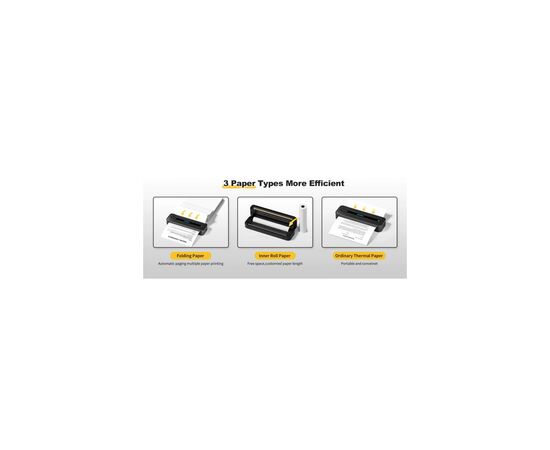 Принтер чеков UKRMARK 831GR портативный термо, 300dpi, Bluetooth, USB, серый (900331), изображение 2 Принтер чеков UKRMARK 831GR портативный термо, 300dpi, Bluetooth, USB, серый (900331), изображение 2