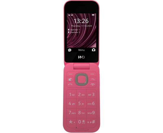 Мобильный телефон HMD 2660 4G Flip DS Red, изображение 2 Мобильный телефон HMD 2660 4G Flip DS Red, изображение 2