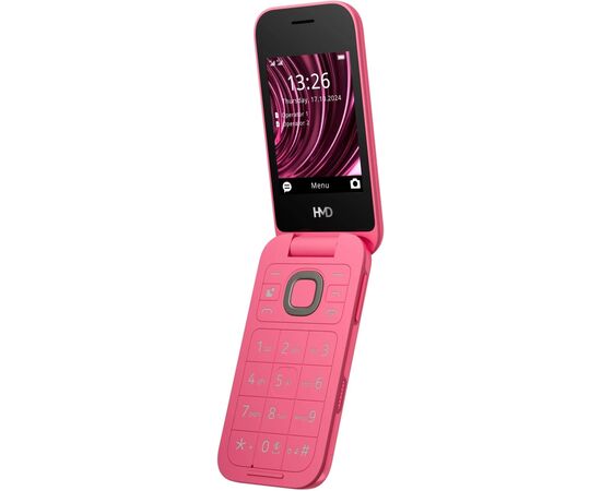 Мобильный телефон HMD 2660 4G Flip DS Red, изображение 4 Мобильный телефон HMD 2660 4G Flip DS Red, изображение 4