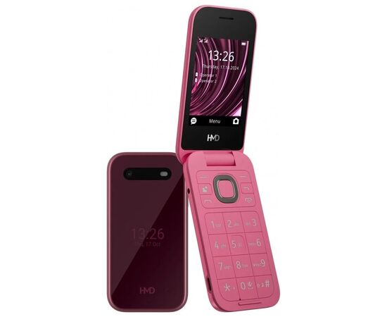 Мобільний телефон HMD 2660 4G Flip DS Red