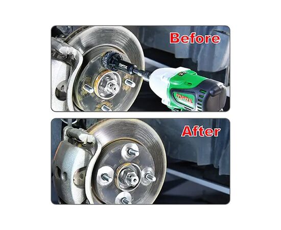 Набор инструментов Toptul для чистки колесных ступиц 14шт. (JGAS1401), изображение 3 Набор инструментов Toptul для чистки колесных ступиц 14шт. (JGAS1401), изображение 3