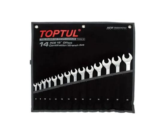 Ключ Toptul комбинированный 8-24 мм 14 шт. Dynamic (GPAQ1402)