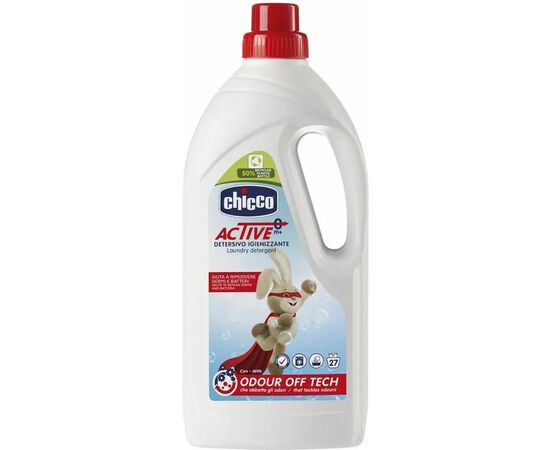 Гель для прання Chicco Active Дезінфікуючий 1.5 л (8058664143177)