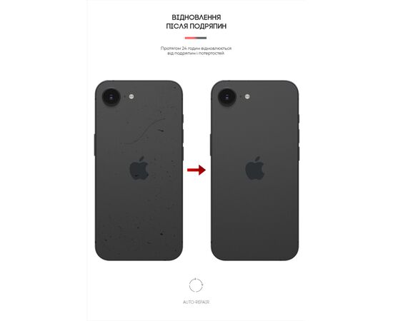 Пленка защитная Armorstandart for Back Panel Apple iPhone 16e Carbone Transparent (ARM85458), изображение 3