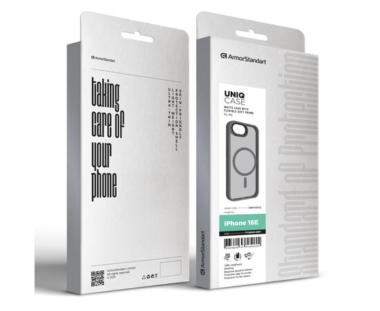 Чохол до мобільного телефона Armorstandart Uniq MagSafe Apple iPhone 16e Titanium Grey (ARM83872), зображення 3