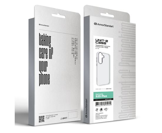 Чохол до мобільного телефона Armorstandart UNIT2 Samsung S25 Plus Matte Clear (ARM81842), зображення 4