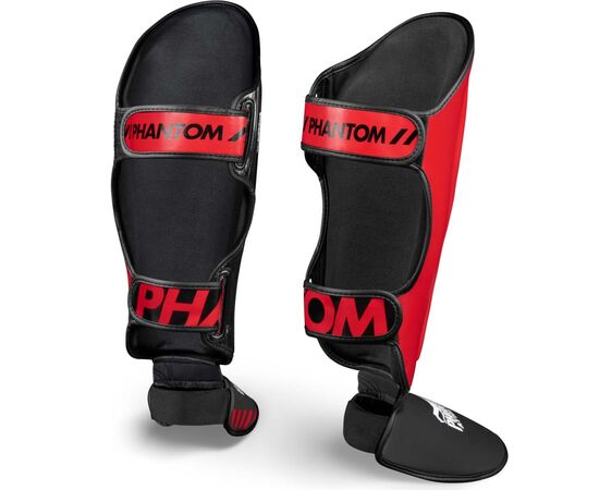 Защита голени и стопы Phantom Apex Striking Red S/M (PHSG2730-SM), изображение 2 Защита голени и стопы Phantom Apex Striking Red S/M (PHSG2730-SM), изображение 2