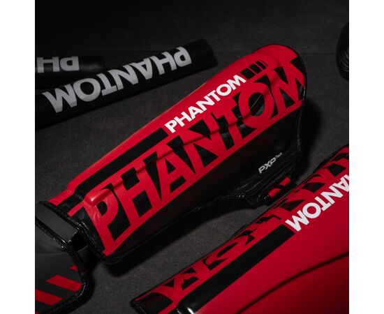 Защита голени и стопы Phantom Apex Striking Red S/M (PHSG2730-SM), изображение 8 Защита голени и стопы Phantom Apex Striking Red S/M (PHSG2730-SM), изображение 8