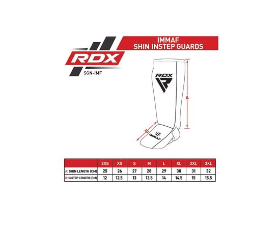 Защита голени и стопы RDX Neoprene Shin Instep IMMAF-1-Blue XL (SGN-IMF-1U-XL), изображение 7 Защита голени и стопы RDX Neoprene Shin Instep IMMAF-1-Blue XL (SGN-IMF-1U-XL), изображение 7