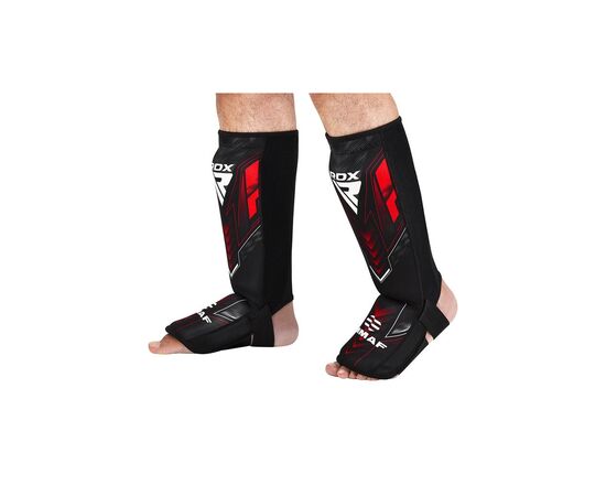 Защита голени и стопы RDX Neoprene Shin Instep IMMAF-1 Red L (SGN-IMF-1R-L), изображение 3 Защита голени и стопы RDX Neoprene Shin Instep IMMAF-1 Red L (SGN-IMF-1R-L), изображение 3