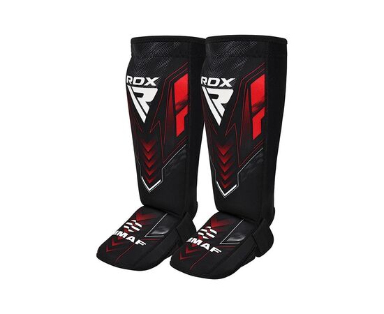 Защита голени и стопы RDX Neoprene Shin Instep IMMAF-1 Red L (SGN-IMF-1R-L)