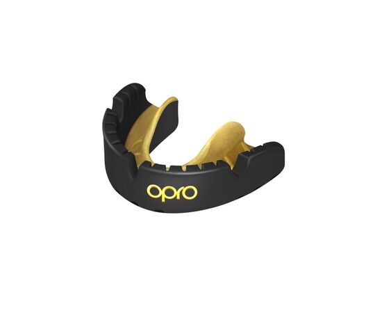 Капа Opro Gold Braces під брекети Blackl/Gold (102506001) (Gold_Braces_Bl/Gold), изображение 2