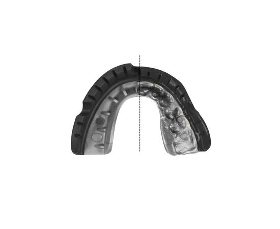 Капа Opro Gold Braces під брекети Blackl/Silver (102518001) (UFC_Gold_Braces_Bl/Silver), изображение 4