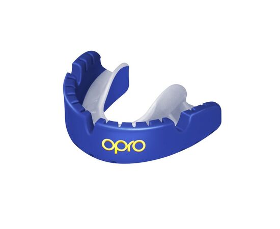 Капа Opro Gold Braces під брекети Dark Bluel/Pearl (102506002) (Gold_Braces_Blue/Pearl), изображение 2 Капа Opro Gold Braces під брекети Dark Bluel/Pearl (102506002) (Gold_Braces_Blue/Pearl), изображение 2