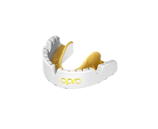 Капа Opro Gold Braces під брекети White/Gold (102506004) (Gold_Braces_Wh/Gold), изображение 2 Капа Opro Gold Braces під брекети White/Gold (102506004) (Gold_Braces_Wh/Gold), изображение 2