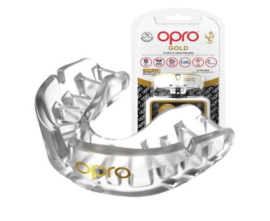 Капа Opro Gold Clear (102504015) (Gold_Clear)