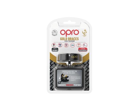 Капа Opro Gold Black/Gold (102504001) (Gold_Bl/Gold), изображение 5 Капа Opro Gold Black/Gold (102504001) (Gold_Bl/Gold), изображение 5