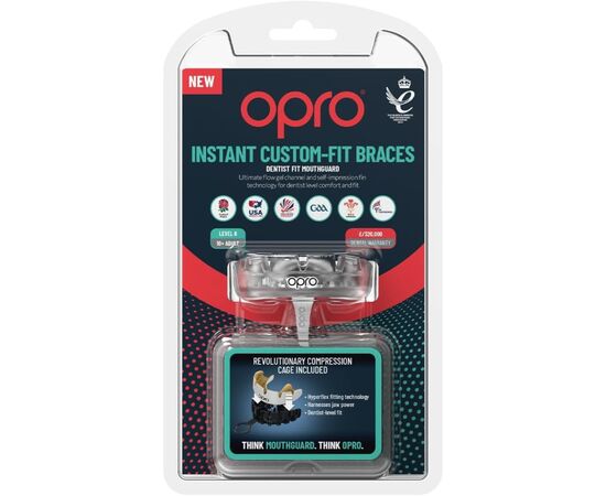 Капа Opro Instant Single Colour Braces Clear (102522007) (Instant_Braces_Clear), изображение 5 Капа Opro Instant Single Colour Braces Clear (102522007) (Instant_Braces_Clear), изображение 5