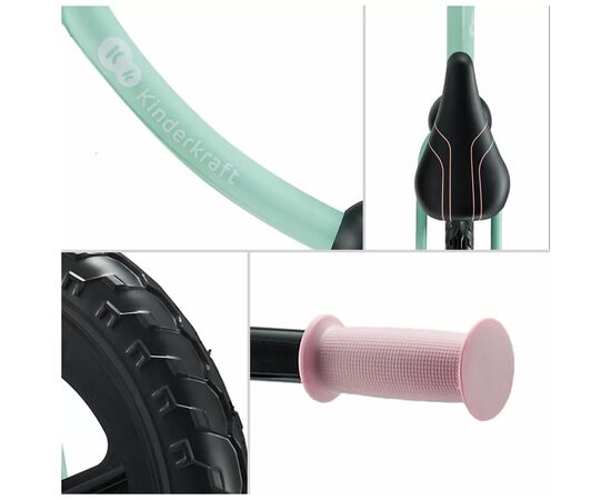 Беговел Kinderkraft 2Way Next Candy Mint (KR2WAY25MIN0000) (5902533927463), изображение 6 Беговел Kinderkraft 2Way Next Candy Mint (KR2WAY25MIN0000) (5902533927463), изображение 6