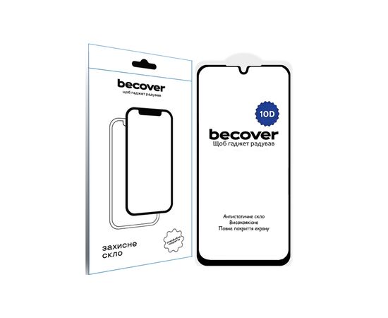 Скло захисне BeCover Samsung Galaxy A16 4G SM-A165/A16 5G SM-A166 10D Black (712889)
