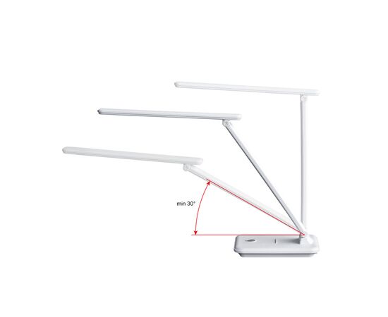 Настольная лампа Євросвітло Ridy-095 9,5Вт біла, изображение 8 Настольная лампа Євросвітло Ridy-095 9,5Вт біла, изображение 8