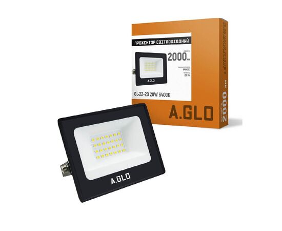 Прожектор A.GLO GL-22-20 20W 6400K Прожектор A.GLO GL-22-20 20W 6400K