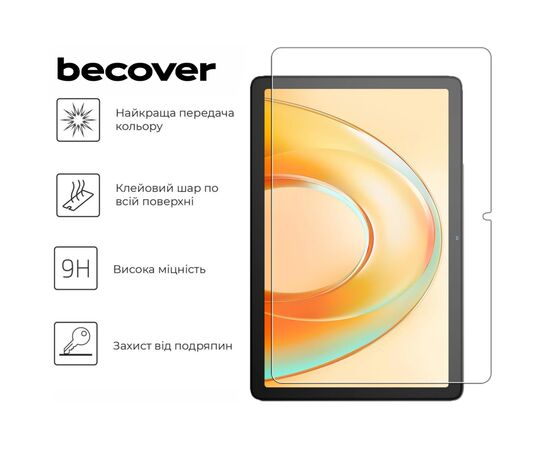 Стекло защитное BeCover Blackview Tab 60 Pro 10.1" (713130), изображение 3 Стекло защитное BeCover Blackview Tab 60 Pro 10.1" (713130), изображение 3
