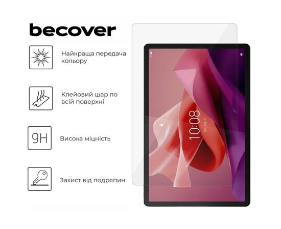 Стекло защитное BeCover Lenovo Tab TB-311FU 10.1" (713123), изображение 3 Стекло защитное BeCover Lenovo Tab TB-311FU 10.1" (713123), изображение 3
