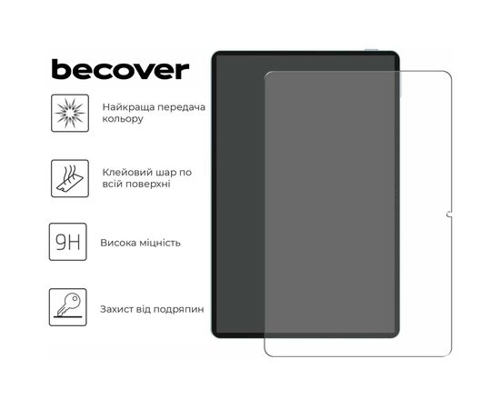 Скло захисне BeCover Teclast Tab M50S 10.1" (713131), зображення 3 Скло захисне BeCover Teclast Tab M50S 10.1" (713131), зображення 3