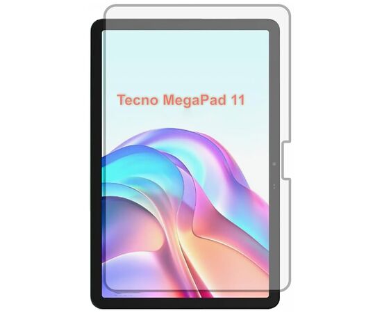 Стекло защитное BeCover Tecno Megapad 11 (T1101) 10.95" (713124), изображение 2 Стекло защитное BeCover Tecno Megapad 11 (T1101) 10.95" (713124), изображение 2