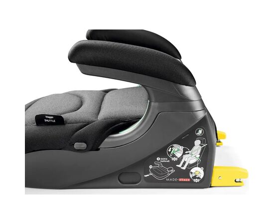 Автокресло Peg-Perego Viaggio Shuttle Crystal Black Черное с серым (IMVS040000DP53DX13), изображение 3 Автокресло Peg-Perego Viaggio Shuttle Crystal Black Черное с серым (IMVS040000DP53DX13), изображение 3