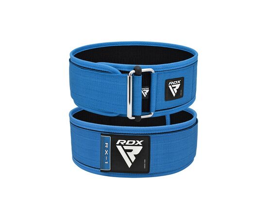 Атлетический пояс RDX RX1 Weight Lifting Belt Blue XL (WBS-RX1U-XL), изображение 2 Атлетический пояс RDX RX1 Weight Lifting Belt Blue XL (WBS-RX1U-XL), изображение 2