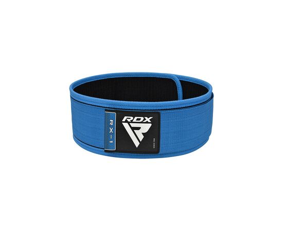 Атлетичний пояс RDX RX1 Weight Lifting Belt Blue XL (WBS-RX1U-XL)