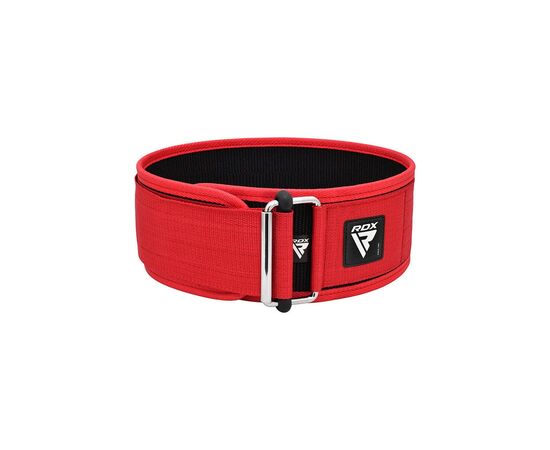 Атлетический пояс RDX RX1 Weight Lifting Belt Red L (WBS-RX1R-L), изображение 3 Атлетический пояс RDX RX1 Weight Lifting Belt Red L (WBS-RX1R-L), изображение 3