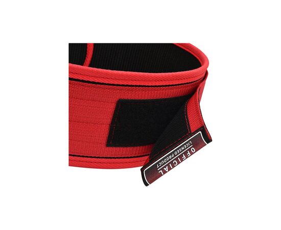 Атлетический пояс RDX RX1 Weight Lifting Belt Red XL (WBS-RX1R-XL), изображение 7 Атлетический пояс RDX RX1 Weight Lifting Belt Red XL (WBS-RX1R-XL), изображение 7